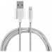 Кабель Energy ET-01 USB/Lightning, цвет - серебро