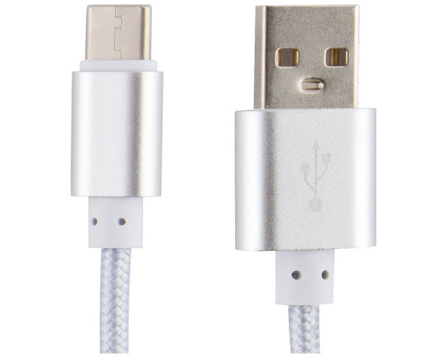 Кабель Energy ET-01 USB/Type-C, цвет - серебро