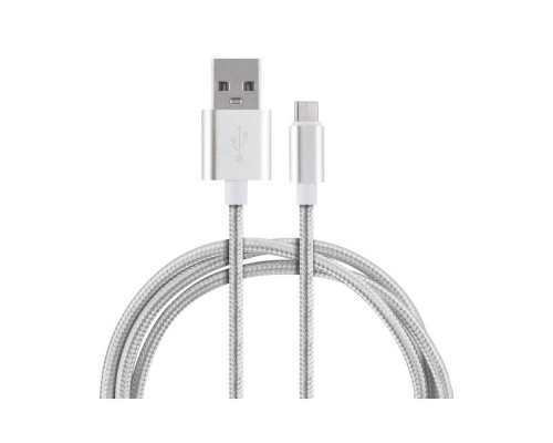 Кабель Energy ET-01 USB/Type-C, цвет - серебро