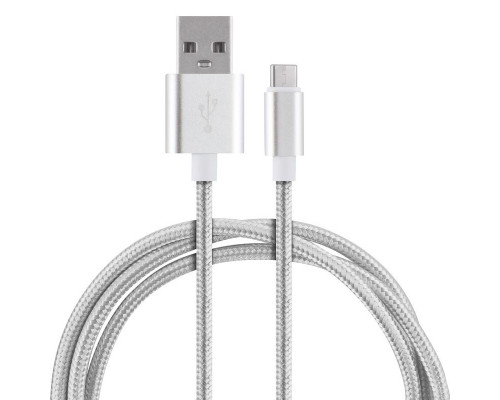Кабель Energy ET-01 USB/Type-C, цвет - серебро
