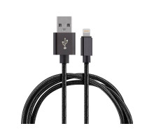Кабель Energy ET-25 USB/Lightning, цвет - черный