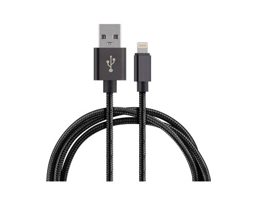 Кабель Energy ET-25 USB/Lightning, цвет - черный