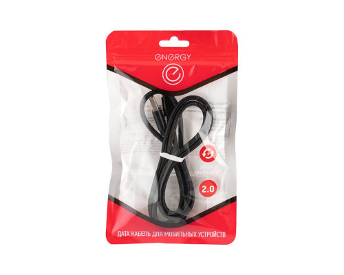 Кабель Energy ET-25 USB/Lightning, цвет - черный
