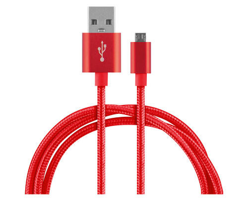 Кабель Energy ET-26 USB/MicroUSB, цвет - красный