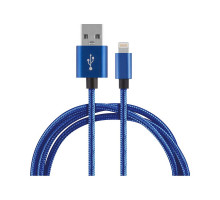 Кабель Energy ET-27 USB/Lightning, цвет - синий