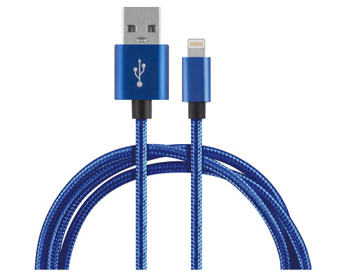 Кабель Energy ET-27 USB/Lightning, цвет - синий