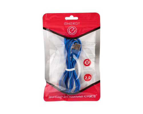 Кабель Energy ET-27 USB/Lightning, цвет - синий