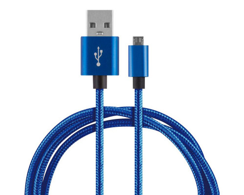 Кабель Energy ET-27 USB/MicroUSB, цвет - синий