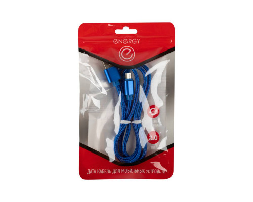 Кабель Energy ET-27 USB/MicroUSB, цвет - синий