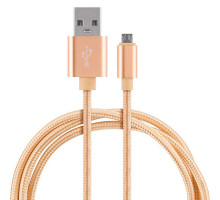 Кабель Energy ET-28 USB/Lightning, цвет - золотой