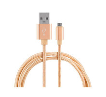 Кабель Energy ET-28 USB/Lightning, цвет - золотой