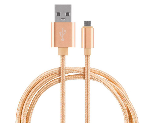 Кабель Energy ET-28 USB/Lightning, цвет - золотой