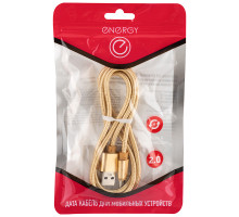 Кабель Energy ET-28 USB/MicroUSB, цвет - золотой