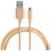 Кабель Energy ET-28 USB/MicroUSB, цвет - золотой
