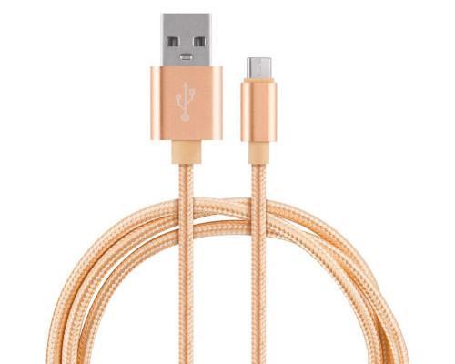 Кабель Energy ET-28 USB/Type-C, золотой