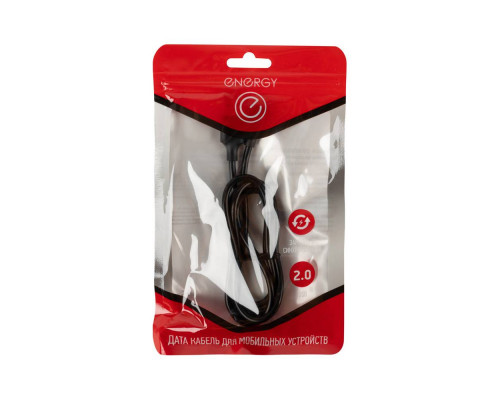 Кабель Energy ET-30 USB/Lightning, цвет - черный