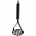 Картофелемялка CLASSICO NERO  из нержавеющей стали, цвет - черный, non-stick (раб часть)