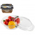 Кастрюля с крышкой ITALIANO, объем 1,5 л, из жаропрочного стекла