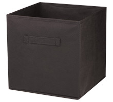 Короб раскладной с ручкой 31*31*31 см черный