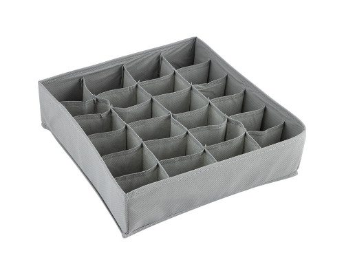 Коробка для хранения 24 ячейки, серый