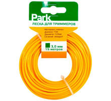 Леска  для триммеров Park 3,0мм, 15м, квадрат