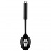 Ложка с отверстиями CLASSICO NERO  из нержавеющей стали, цвет - черный, non-stick (раб часть)