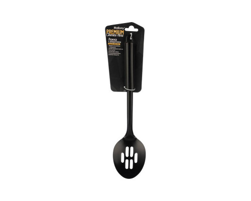Ложка с отверстиями CLASSICO NERO  из нержавеющей стали, цвет - черный, non-stick (раб часть)