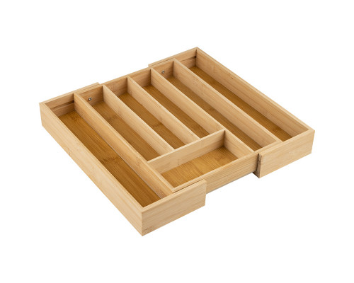 Лоток для столовых приборов BAMBOO (раздвижной), 36*26(38)*5,5 см