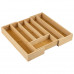 Лоток для столовых приборов BAMBOO (раздвижной), 36*26(38)*5,5 см