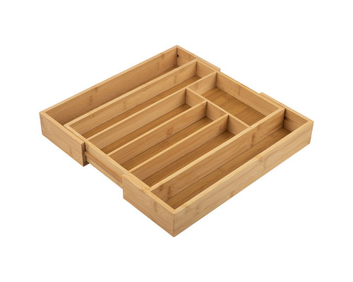 Лоток для столовых приборов BAMBOO (раздвижной), 36*26(38)*5,5 см