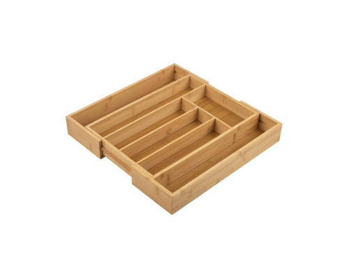 Лоток для столовых приборов BAMBOO (раздвижной), 36*26(38)*5,5 см