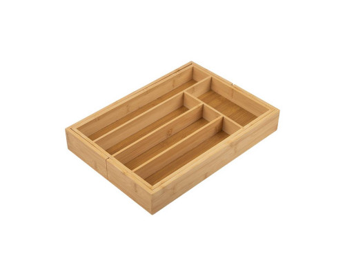 Лоток для столовых приборов BAMBOO (раздвижной), 36*26(38)*5,5 см