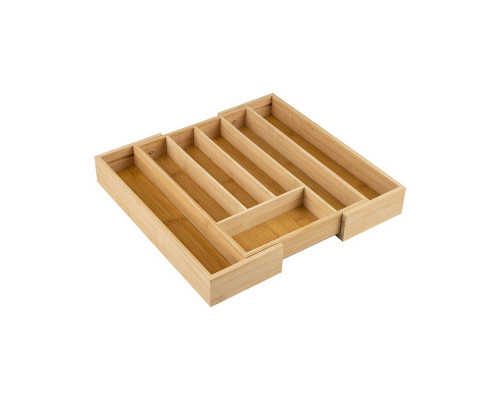 Лоток для столовых приборов BAMBOO (раздвижной), 36*26(38)*5,5 см