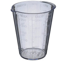 Мерный стакан BEROSSI 106924, 0,25 л, полистирол, прозр.