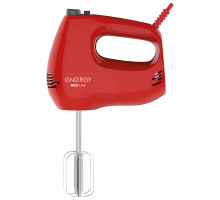 Миксер ENERGY EN-291, 5 скоростей, 150 Вт, красный