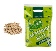 Наполнитель для кошачьего туалета, древесный, 2,0кг.