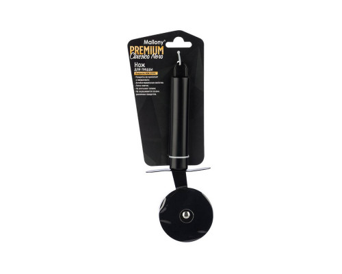 Нож для пиццы, CLASSICO NERO, из нержавеющей стали, цвет - черный, non-stick (раб часть)