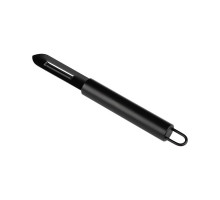 Овощечистка вертикальная Mallony "CLASSICO NERO" 105276, 19x2 см, нерж. ст., черн.