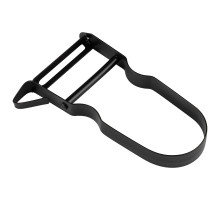 Овощечистка горизонтальная Mallony "CLASSICO NERO" 105283, 11x6,8 см, нерж. ст., черн.
