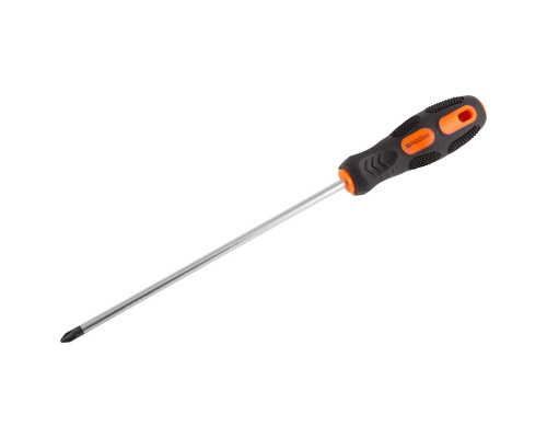 Отвертка Park Strom PH2х20см, двухкомпонентная рукоятка OTV018DK, крестовая