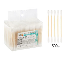 Палочки ватные бамбуковые, 500 шт