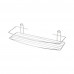 Полка настенная Lecco 7,5*35*13 см хром