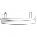 Полка настенная Lecco 7,5*35*13 см хром
