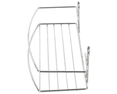 Полка настенная Lecco 7,5*35*13 см хром
