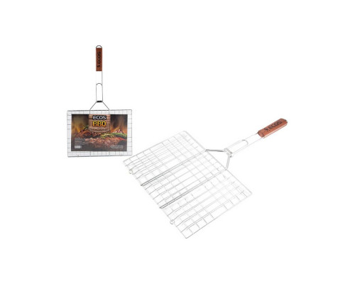 Решетка для барбекю ECOS RD-104D (6 секций, р-р 35х25х1,5 см, общая длина 60см, хром.)