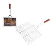 Решетка для барбекю ECOS RD-104D (6 секций, р-р 35х25х1,5 см, общая длина 60см, хром.)