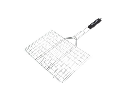 Решетка для барбекю ECOS RD-104М (6 секций, р-р 35х25х1,5 см, общая длина 60см, хром.)