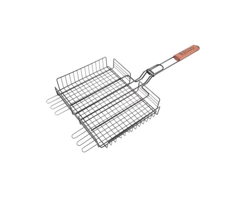 Решетка для барбекю ECOS-22139D с антипригарным покрытием, размер: 31x24x5см