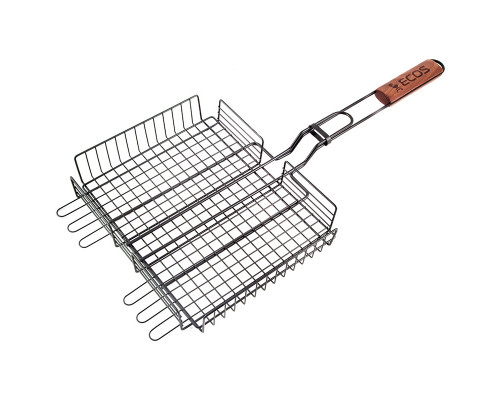 Решетка для барбекю ECOS-22139W с антипригарным покрытием, размер: 31x24x5см