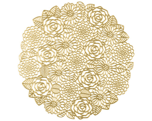 Салфетка сервировочная PVR-05 "Розы", диам 38 см